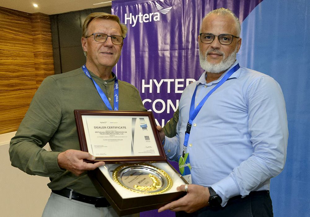 MSTelcom recebe prémio de melhor parceiro da Hytera